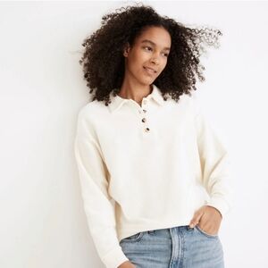 Madewell ottoman jacquard polo